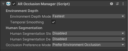 AR Occlusion Manager