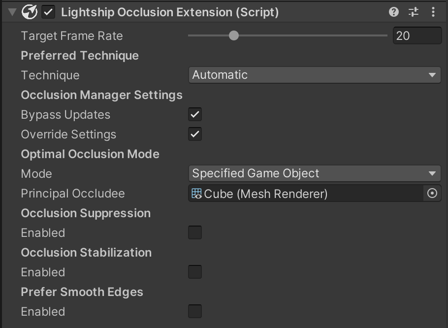 Lightship Occlusion Extension