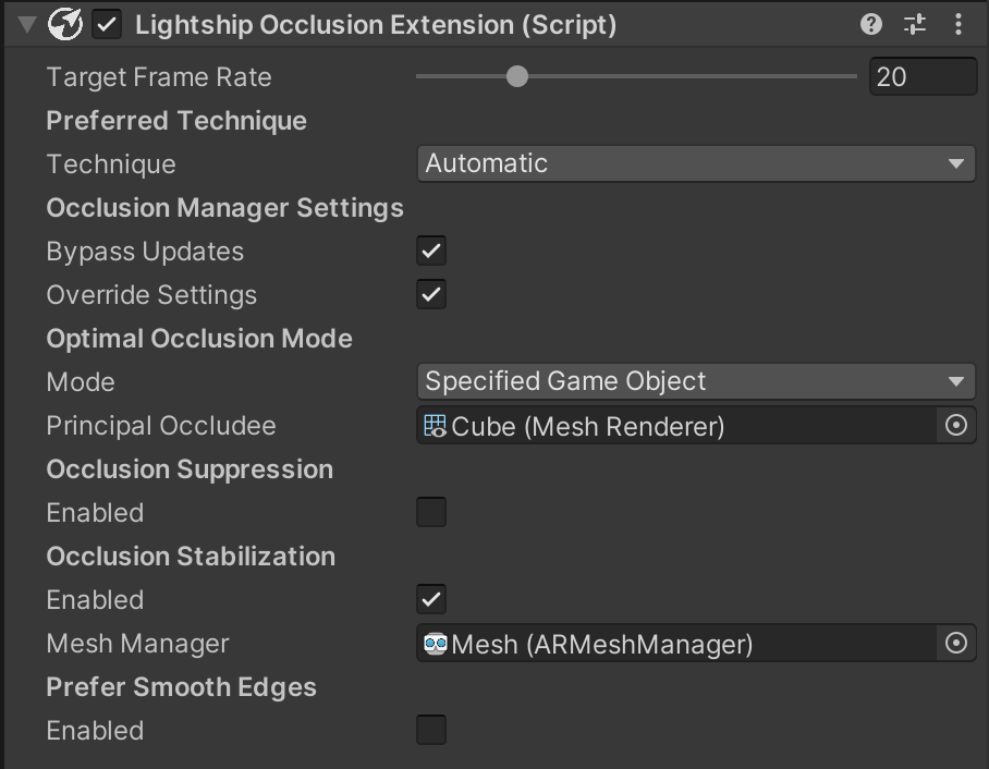 Lightship Occlusion Extension