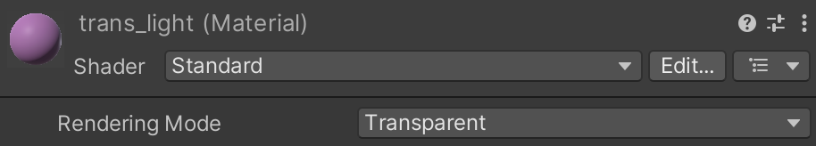 Making the light transparent material