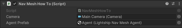 Lightship NavMesh Script in Editor