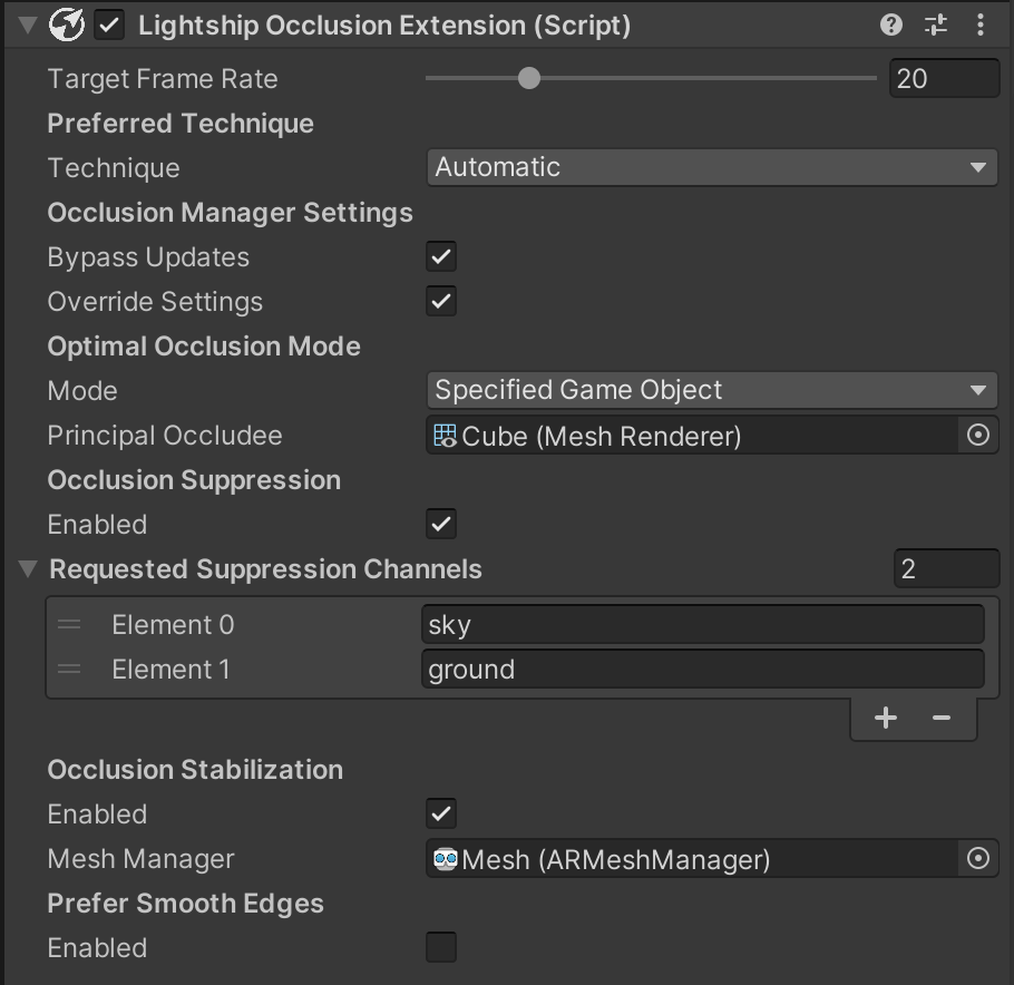 The Lightship Occlusion Extension